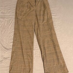 Old Navy Brown and Black Checkered Pants